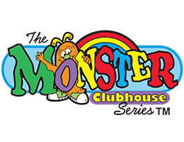 The Monster Clubhouse Series Logo for Rainbow Play Systems