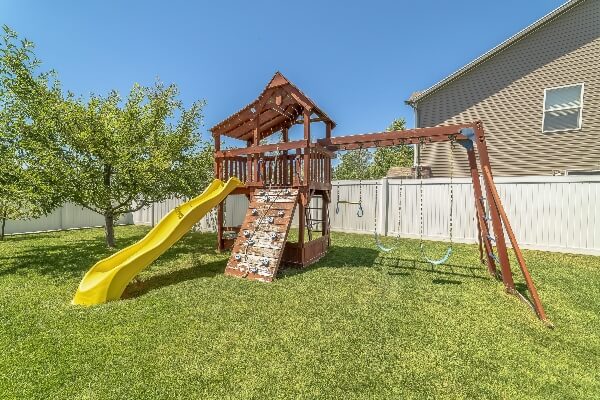 A bathroom playground is a perfect to have just outside your door.