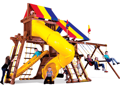 Sunshine Castle Pkg V with 270º Spiral Slide